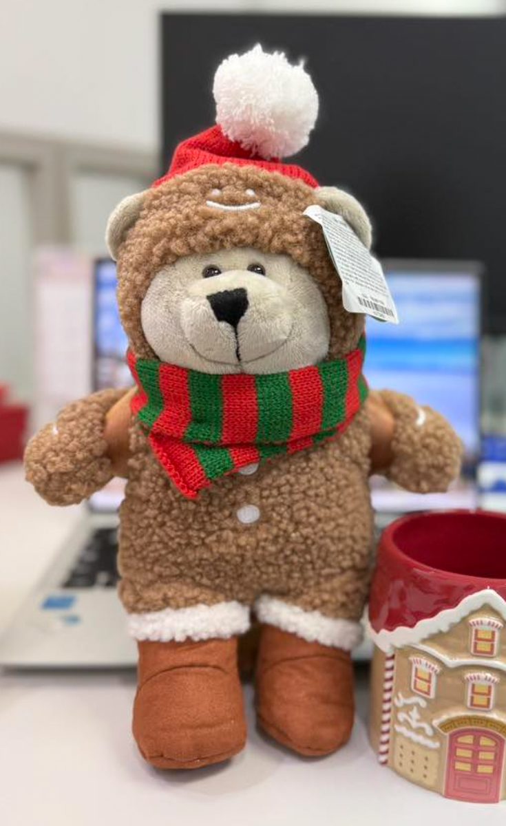 Starbucks Christmas 2025 New Thailand Limited Gingerbread Bearista