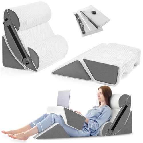 Yojoker 6pcs Orthopedic Bed Wedge Pillow Set for Sleeping, Post Surgery Foam ... - Picture 1 of 9