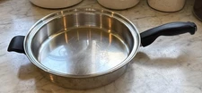 CUTCO WATERLESS 5 PLY  S/STEEL ALUMINUM CORE 11.5" SKILLET FRYER No Lid