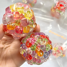 Ice Bead Squishy Stress Ball Sensory Fidget Toy Soft Squeeze Anxiety Relief Gift