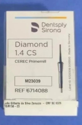 CEREC Dentsply Sirona Primemill Bur Diamond CS 1.4 - 5 Burs (6714088)