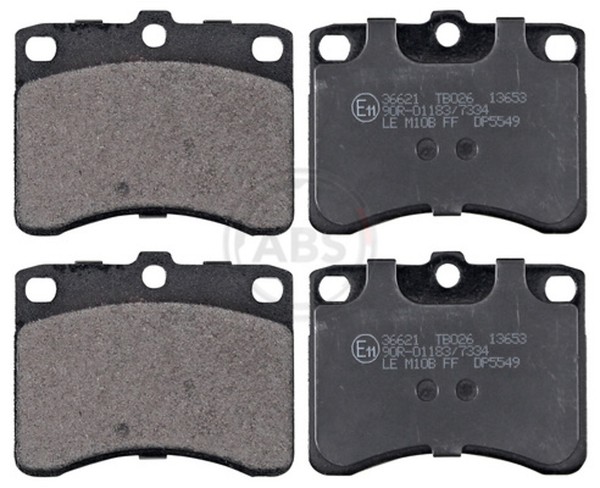 Bremsbelagsatz Scheibenbremse A.B.S. 36621 FüR Cuore Daihatsu S85 Piaggio Hijet-image