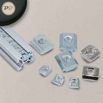Nutenstein Gleitmutter - Nut 8 - M4 M5 M6 M8 - 4040 Aluprofil T-Nut 40×40 Slot