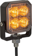 - 8891800 Post-Mounted 3 Inch LED Strobe Light, Amber