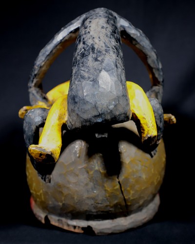 Art Africain - Ancien Masque Cimier Yoruba Gelede Nigéria Ex Collection - 40 Cms - Photo 7 sur 12
