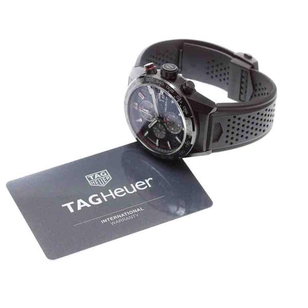 Game Professional | TAG HEUER CARRERA CALIBER HO1 AIR-K5 CAR201N 44mm SS Black Dial Rubber #C070