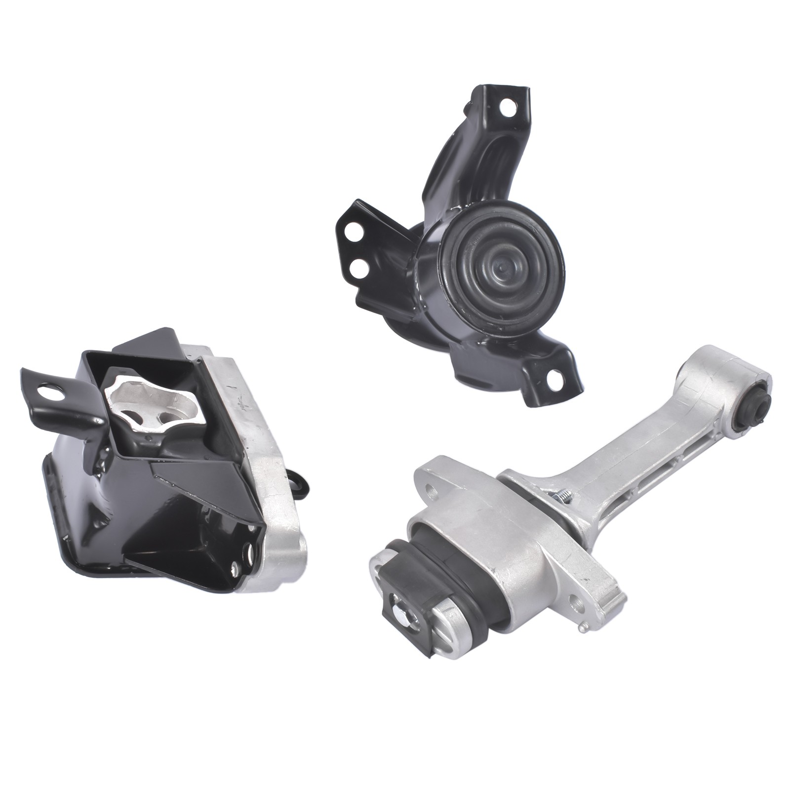 3Pcs Motor & Trans Mounts Set for Hyundai Tucson 1.6L 2016-2018 4WD Auto Trans