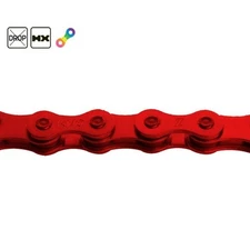 KMZ Z1 Narrow 3/32' Chain Shiny Red 112L
