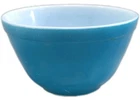 Vintage Pyrex Primary Blue #401 Small Nesting Mixing Bowl 1-1/2 Pint