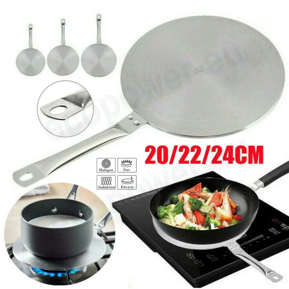 Induction-Hob Converter Heat Diffuser Disc Adapter Plate Saucepan Cooker Plate
Opens in a new window