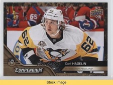 2016-17 Upper Deck Compendium Gold Carl Hagelin #499 READ 4i0