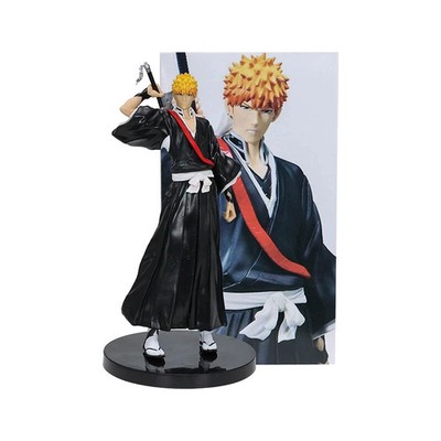 Bleach Kurosaki Ichigo PVC Actionfigur Anime Puppe Spielfigur Modell Geschenk 18 cm