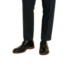Bruno Marc Prince Mens Classic Modern Oxford Wingtip Lace Dress Shoes Sz 9 Black