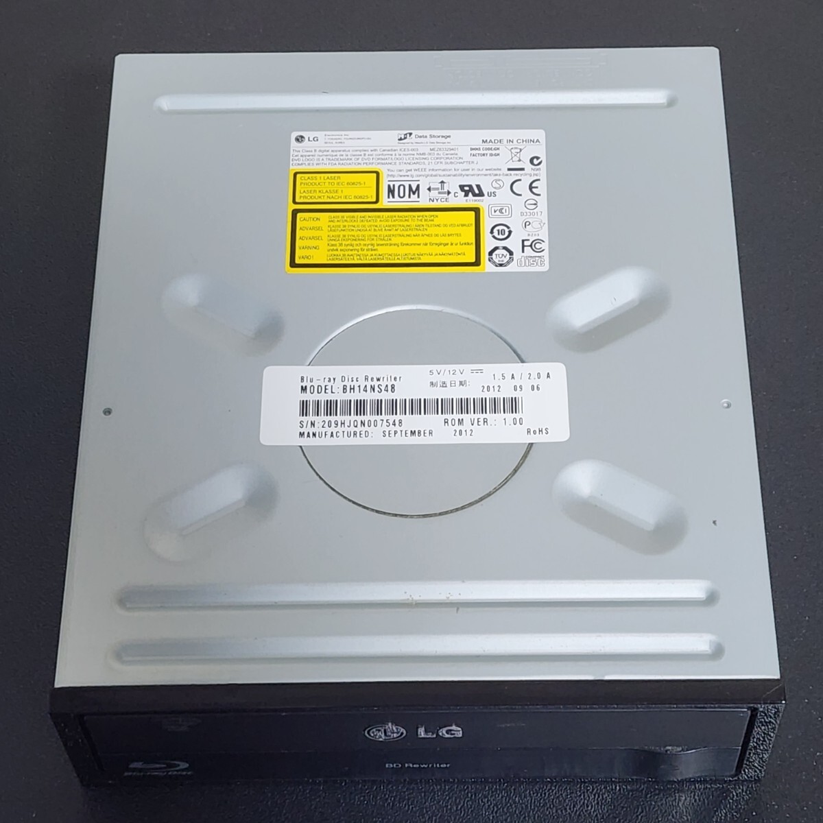 Lg Inform Icon LG BH14NS48 Internal Blu-ray Drive BD-RE BDXL DVD CD Writer SATA Tested ...