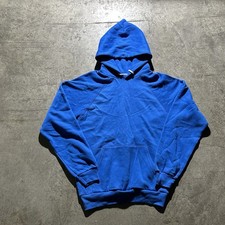 Vintage Late 80s Early 90s Boxy Hoodie Men  s Size Medium Powder Blue