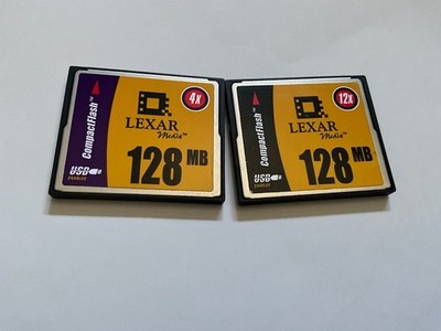 2pcs 128mb Lexar Compactflash  CF I  memory card CF Router, NIKON CANON cameras
