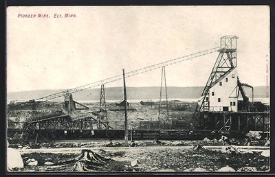 Ely, MN, Pioneer Mine, Ansichtskarte 