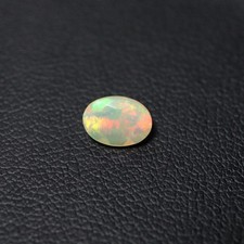 5x7 MM Oval Cut Natural AAA Red Green Fire Faceted Ethiopian Opal Loose Gemstone