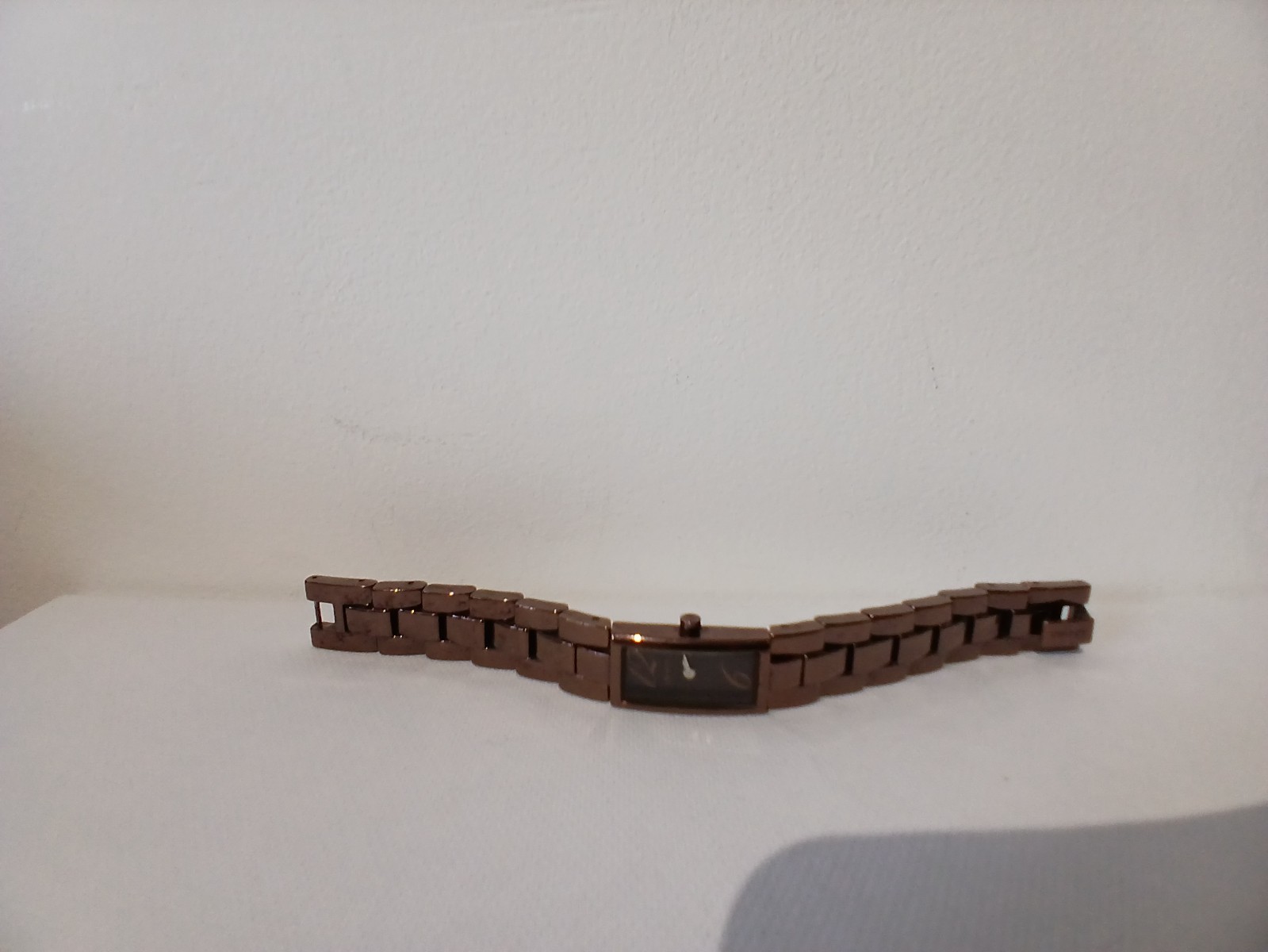 DKNY Watch Bronze Brown Rectangular Face Stainles… - image 7