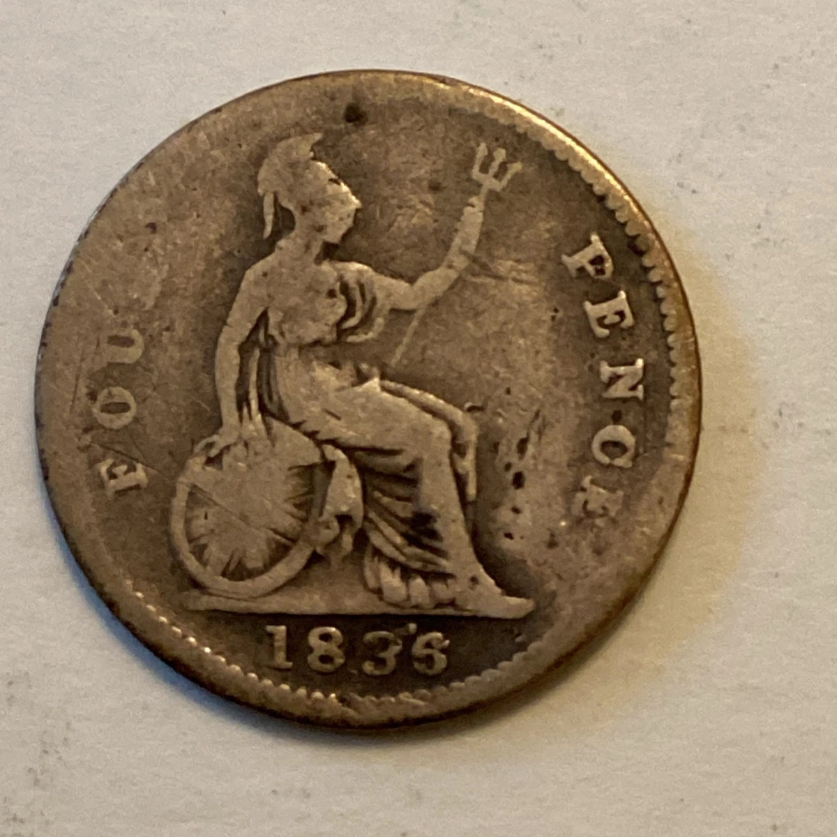 银色1835 年英国硬币| eBay