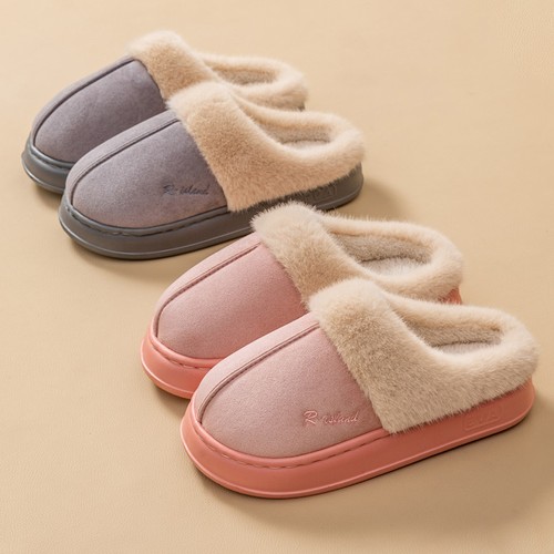 Plush Winter Fluffy Mule Slippers – Ultra Cozy, Soft Non-Slip Indoor House Shoes - Picture 4 of 14