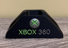 Xbox 360 controller Stand Black With Logo, Custom 3d Print