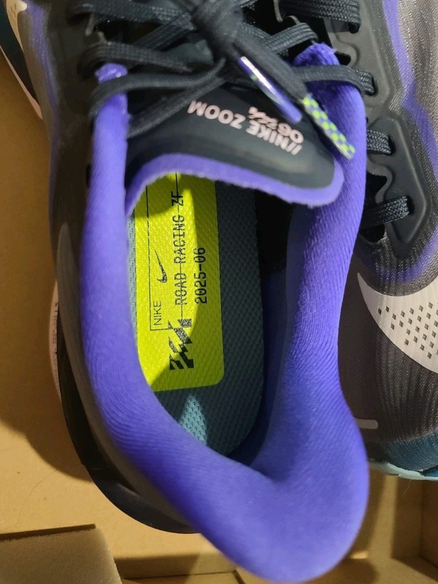 Men's Size 6 Nike Zoom Fly 6 Obsidian White Persian Purple Road