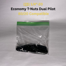 (25) 1/4"-20 Economy T-Nuts Dual Pilot – 80/20 Compatible