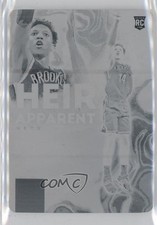 2021-22 Panini Court Kings Printing Plate Black 1/1 Kessler Edwards Auto 0zu6