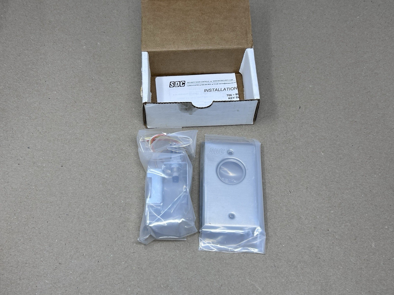 SDC 701U Key Switch Stainless Steel 630 Finish