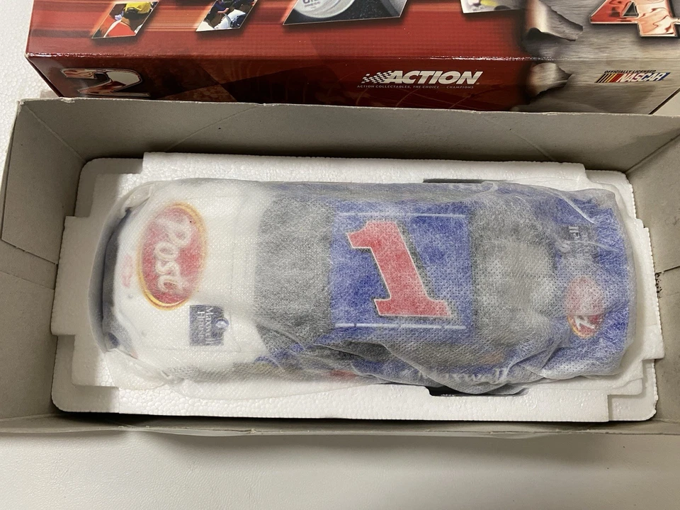 John Andretti 2004 diecast #1 Post Maxwell House Monte Carlo coche de carreras escala 1:24 Foto 2 de 4