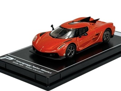 POSTERCARS KOENIGSEGG JESKO ABSOLUT ORANGE #05 HYPERCAR LEAGUE COLLECTION 1:64