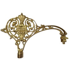 Solid Brass Old Man / Father Time Bridge Arm - Floor Lamp Replacement Part