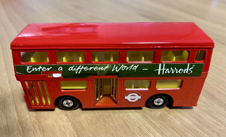 matchbox superkings the londoner K-15 1972 double decker london bus superfast - Immagine 2 di 4