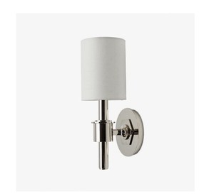 Waterworks Henry Wall Mounted Single Arm Sconce with Fabric Shade
