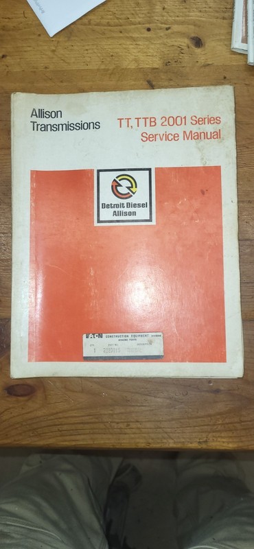 Detroit Diesel Allison Transmissions TT TTB 2001 Series Service Repair Manual GM