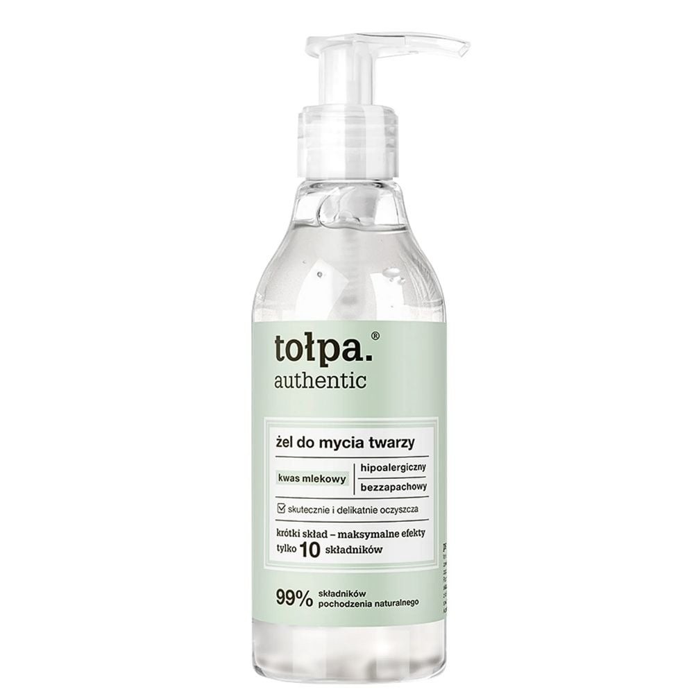 Tolpa Authentic Face Wash Gel Lactic Acid Gentle Cleansing 195ml