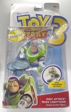 Mattel Toy Story 3 Disc Attack Buzz Lightyear Deluxe Action Figure 2009 New NIB
