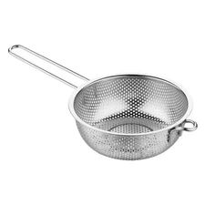 Colander for Kitchen Fine Mesh Filter with Handle Stainless Steel 