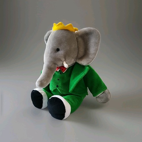 Peluche vintage 1988 Gund Babar il re elefante 13" come nuovo usato in ottime condizioni come nuovo - Foto 9 di 11