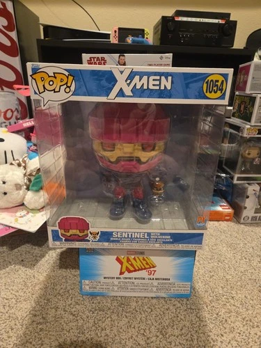 Funko Pop X-men 10": Marvel - Sentinel with Wolverine PX Previews Exclusive