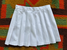 Vintage 80’s 90’s HEAD SPORTSWEAR White Tennis Skirt Made in USA