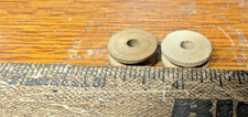 NICER PAIR WOOD AM PULLEYS 1920'S WHITE TRUCK A C Gilbert Erector set