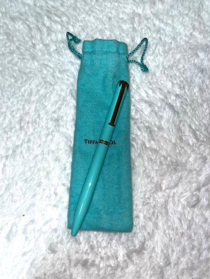 Tiffany & Co. T Clip Twist Ballpoint Pen Classic T Tiffany Blue