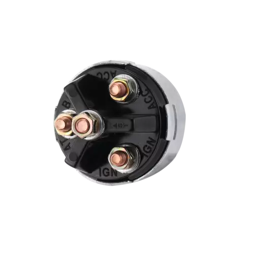 Universal Ignition Key Starter Switch w/ 2 Keys For Car Tractor Trailer 12V-24V - Picture 5 of 13