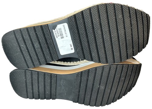 OTBT Islander Espadrille Loafer SIZE 7.5 Slip On Comfort Shoe Black Platform - Picture 10 of 11