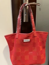 NEW SHISEIDO Ginza Tokyo Large Red Tote Bag