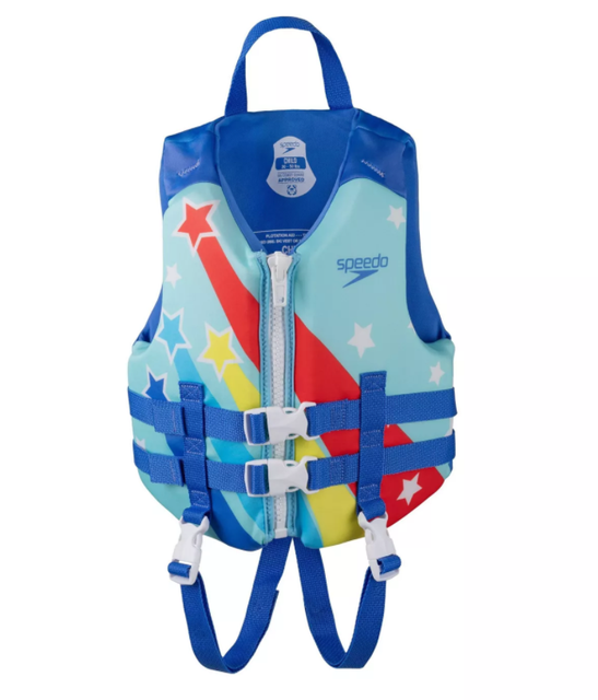 Speedo CB Child PFD Boys' Life Jacket Vest Kids Weight 30 to 50 Lbs for