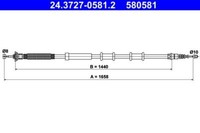 ATE 24.3727-0581.2 Seilzug, Feststellbremse FüR Alfa Romeo
