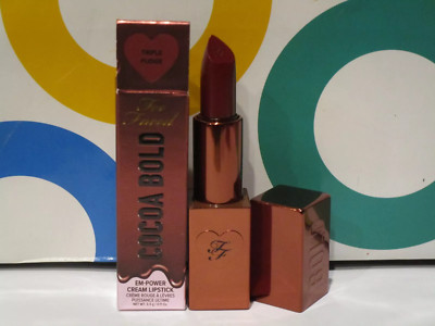 TOO FACED ~ COCOA BOLD EM-POWER CREAM LIPSTICK~Pick Shade ~ 0.11 OZ-New in box